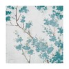 Trademark Fine Art Danhui Nai 'Teal Cherry Blossoms II' Canvas Art, 24x24 WAP02449-C2424GG